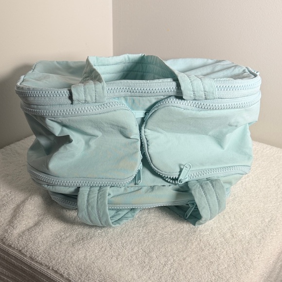 Light Blue Quilted Cosmetic bag - Picture 6 of 6